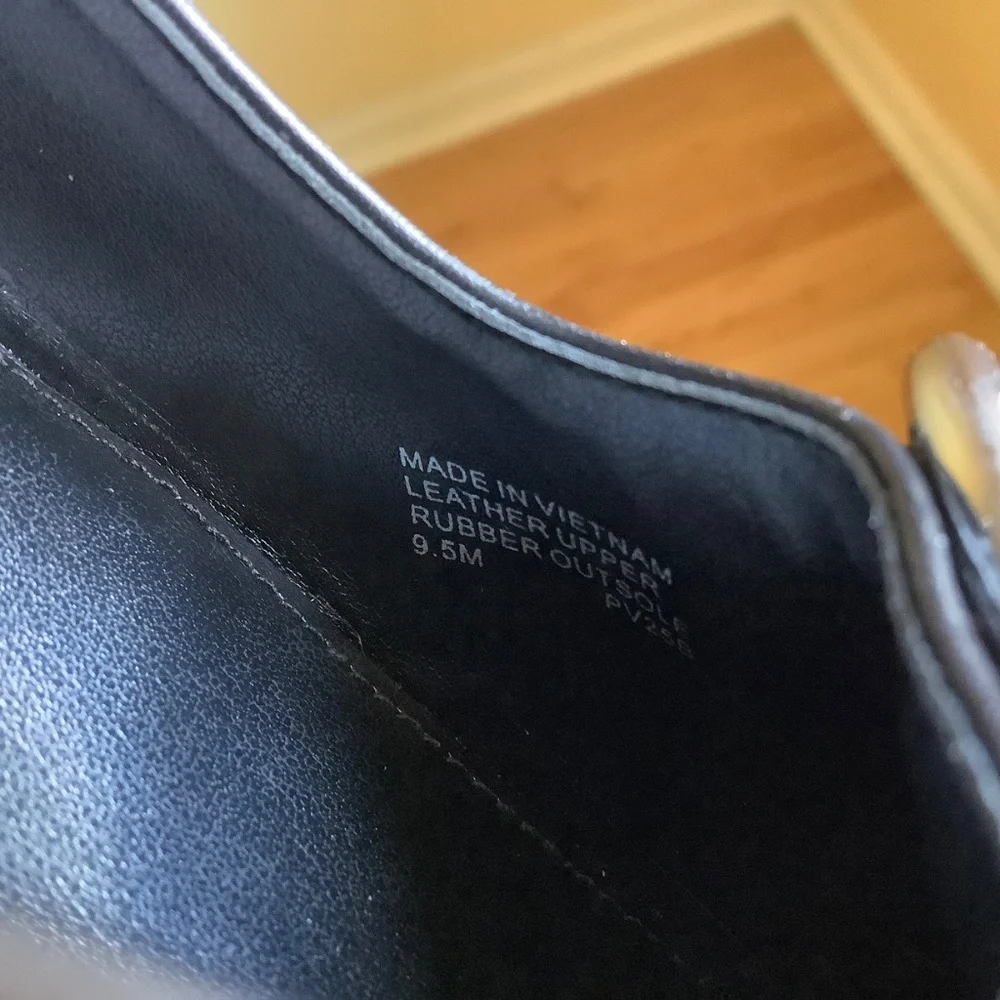 MICHAEL Michael Kors Jaden Leather Kitten Heel Sling Pumps Black SZ 9.5